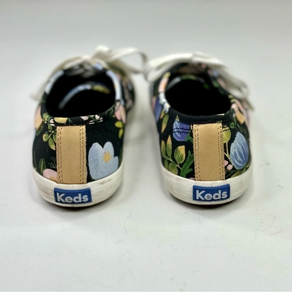 Keds x Rifle Paper Co sneakers floral lace up boho cottagecore 7.5